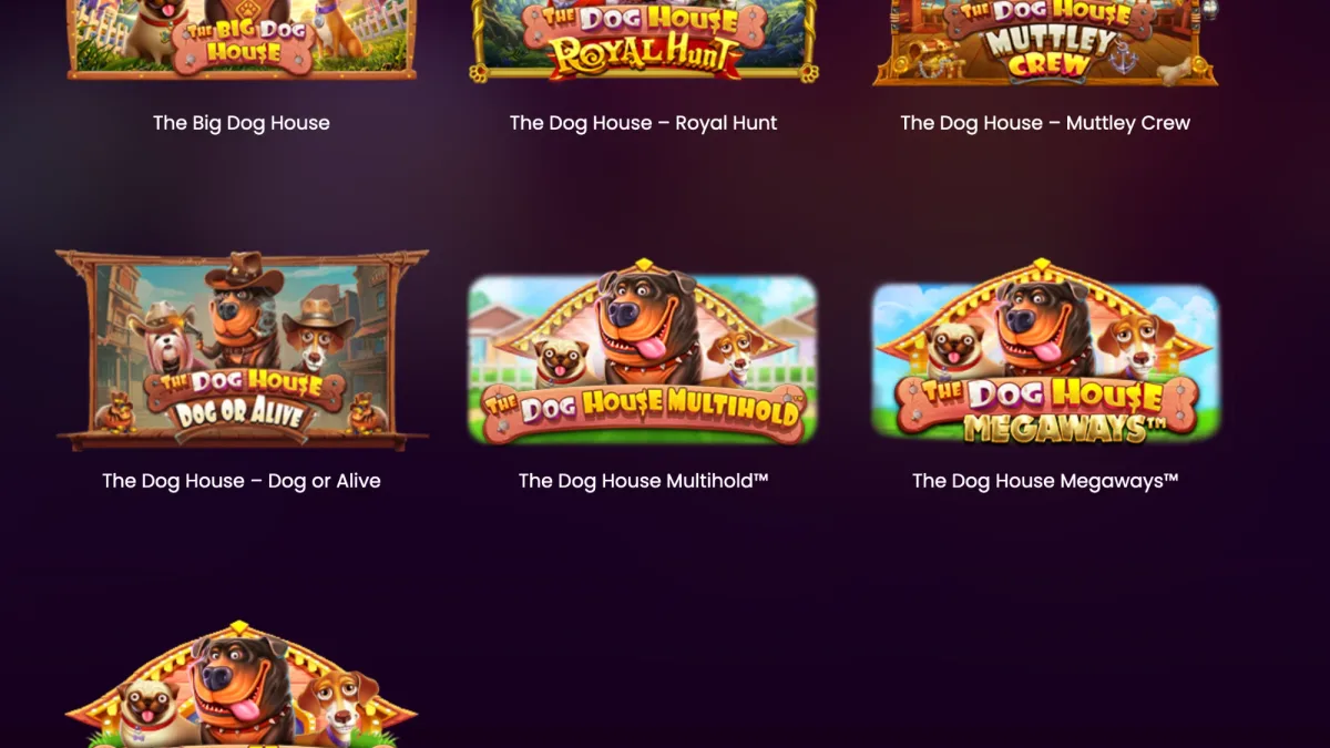 The Dog House Variantes — Pragmatic Play